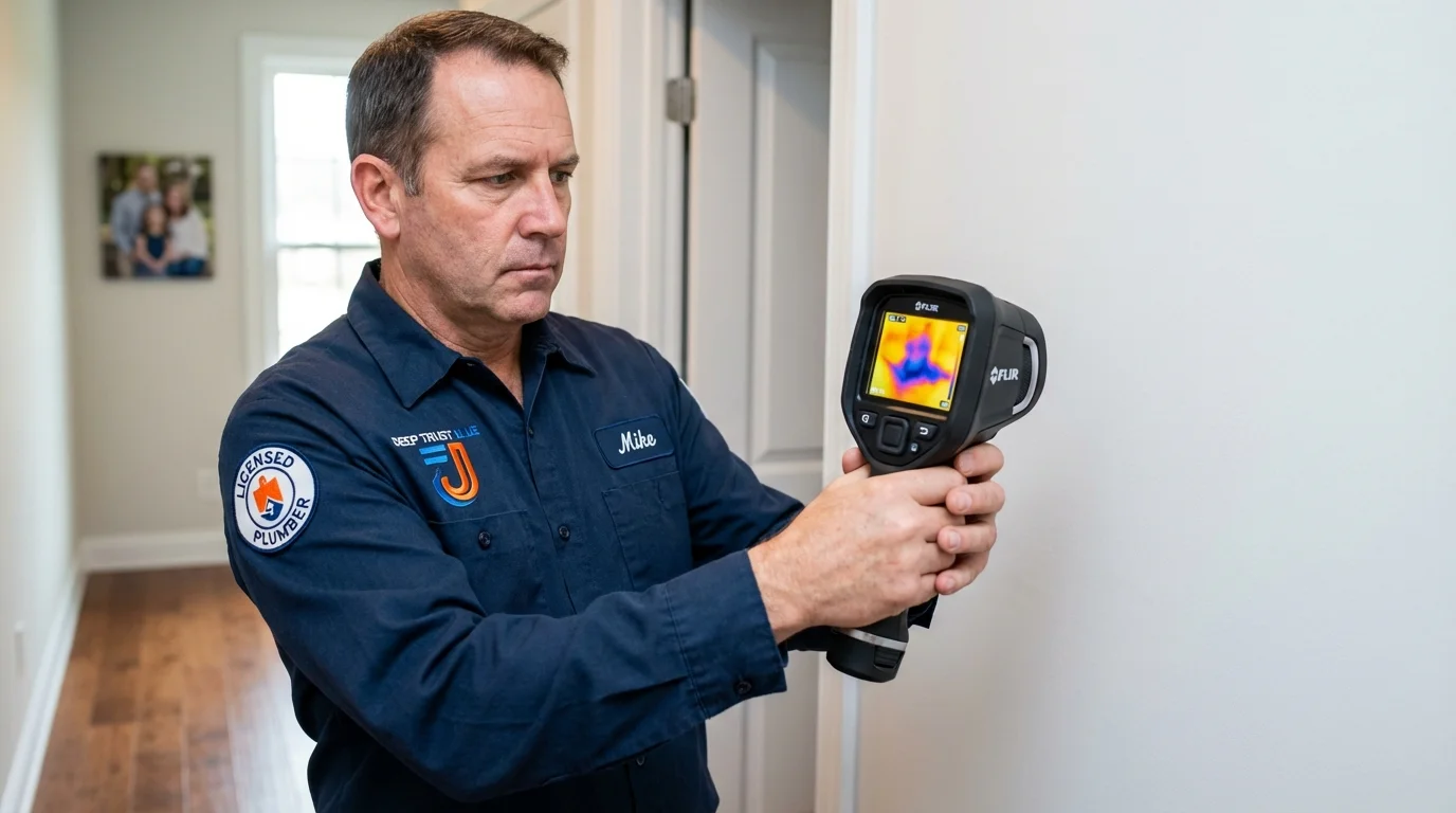Thermal imaging leak detection by Johns Plumbing LLC in Paradise Valley